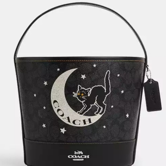 New Coach Halloween Trick/Treat Bucket With Matching Coach Wristlet 🎃 NWT 🎃 - Picture 13 of 16